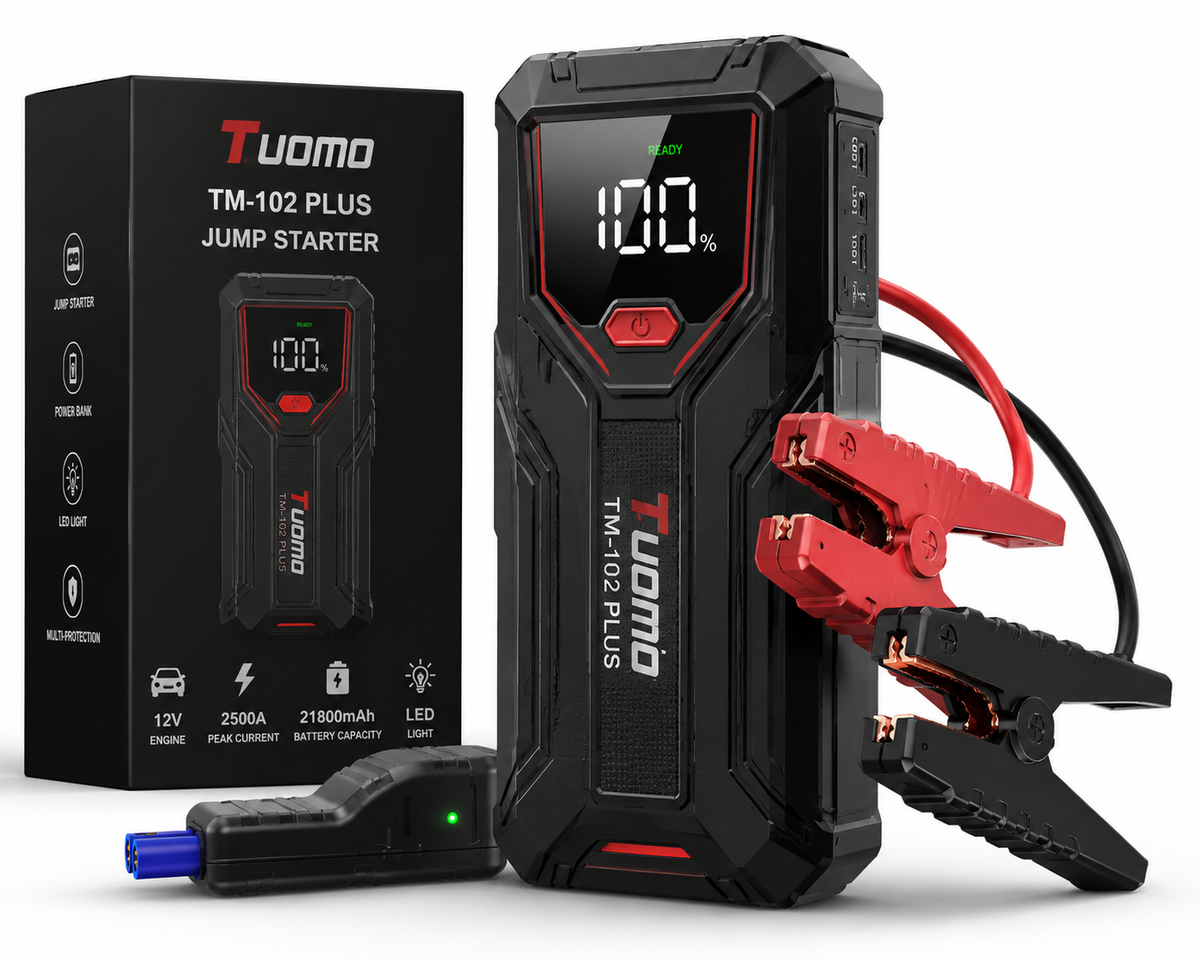 TM- 102 Plus 12V Portable Car Jump Starter