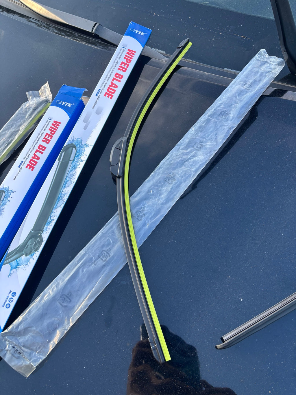 Rawl Market USA flat U-hook wiper blades and packaging