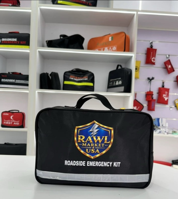 Rawl Market USA branded EK124 roadside emergency kit carrying bag